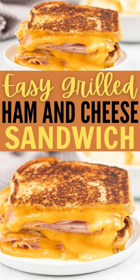 Ham And Cheese Toasted Sandwich, Melted Ham And Cheese Sandwiches, Grilled Ham And Cheese Sandwich Recipe, Best Ham Cheese Sandwich, Best Grilled Ham And Cheese Sandwich, Ham And Cheese Melts Sandwich Recipes, Ham And Cheese Sandwiches Grilled, Best Ham And Cheese Sandwiches, Ham And Cheese Grilled Cheese