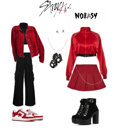 Stray kids Inspired Outfit Thunderous, Stray kids Inspired Outfit for concert, Stray kids Inspired Outfit para show Stray Kids Dominate Concert Outfit, Stay Kids Concert Outfit, Stray Kids Thunderous Outfits, Hyunjin Outfits Inspired Concert, Stray Kids Outfit Inspo Concert, Skz Thunderous Outfit, Outfits For Stray Kids Concert, Skz Tour Outfit Ideas, K Pop Outfit Inspiration