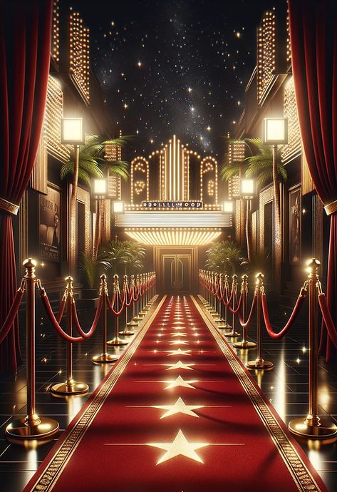 Hollywood Themed Red Carpet Party | Confetti Party | Guildford Hollywood Party Invite, Hollywood Inspired Party, Old Hollywood Background, Red Carpet Event Decorations, Old Hollywood Event, Hollywood Background, Old Hollywood Party Theme, Red Carpet Party Theme, Old Hollywood Theme Party