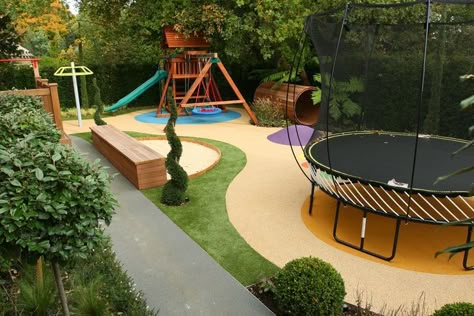 How to Create a Magical Playground With Your Kids This Summer   #homeremodel #HomeOwnership #homemanagement #ZenofZada #Homeimprovement Play Area Garden, Kid Friendly Backyard, Playground Landscaping, Design Diy Ideas, Kids Backyard Playground, Play Area Backyard, Backyard Kids Play Area, Play Garden, Outdoor Play Areas