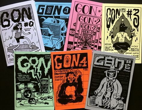 GON Comics Zine on Behance Zine Inspiration, Zine Ideas, Art Zine, Zine Design, Sketches Pencil, Graphic Poster Art, Art Sketches Pencil, Graphic Design Inspo, 가을 패션