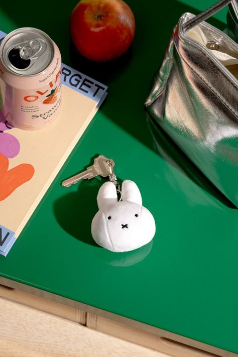 Smoko Miffy Plushie Keychain Miffy Keychain, Plushie Keychain, Cool Girl Aesthetic, Australia Clothes, Pinterest Contest, Dream Items, Carabiner Keychain, Bunny Head, Key Charms