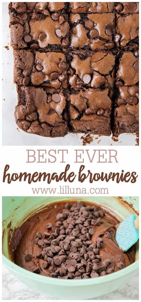 Homemade Brownies Recipe, Best Homemade Brownies, Brownies Homemade, Brownies Decorados, Brownie Recipe Video, Smores Dessert, Best Brownie Recipe, Coconut Dessert, Brownies Recipe Homemade