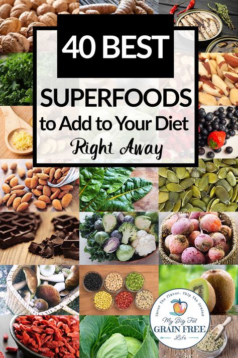 40+ Best Superfoods to Add to Your Diet Right Away Grain Free Bread, Best Superfoods, Superfood Supplements, Swirl Bread, Cinnamon Swirl Bread, Swirled Bread, Eating Healthier, Fatty Fish, Cinnamon Swirl