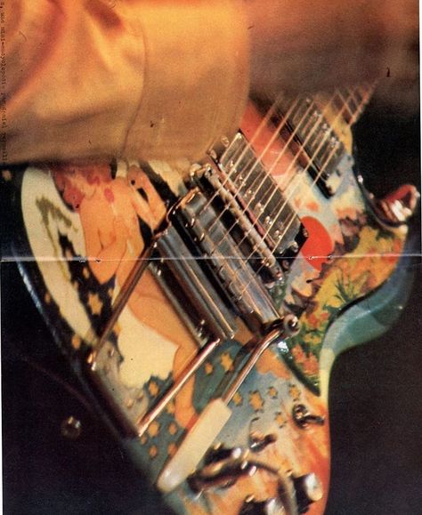 @rocknrroll on Instagram: “An image of Eric Clapton’s guitar from Rock and Folk Magazine, 1967 ✨” Rock And Roll Aesthetic, Cream Eric Clapton, Ginger Baker, Jack Bruce, 60s Design, Rock Aesthetic, Sunset Strip, Gibson Sg, Dazed And Confused