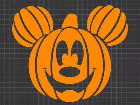 Disney Halloween Svg Free, Halloween Svg Free, Pumpkin Mickey, Pumpkin Mouse, Disney Halloween Svg, Minnie Mouse Pumpkin, Disney Fall, Spooky Vibes Svg, Disney Svg Free