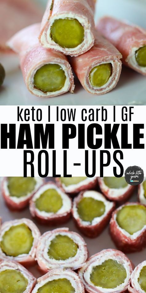 Ham And Pickle, Pickle Roll Ups, Ham Roll Ups, No Carb Snacks, Baking Powder Uses, Keto Recipes Dinner, Low Carb Snacks, Roll Ups, Low Carb Keto Recipes