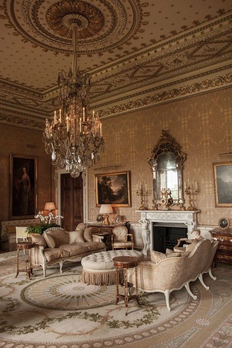 Castle Rooms, Irish Castles, Palace Interior, Castles In Ireland, Castle Aesthetic, Castles Interior, Casa Vintage, Baroque Architecture, Mansion Interior