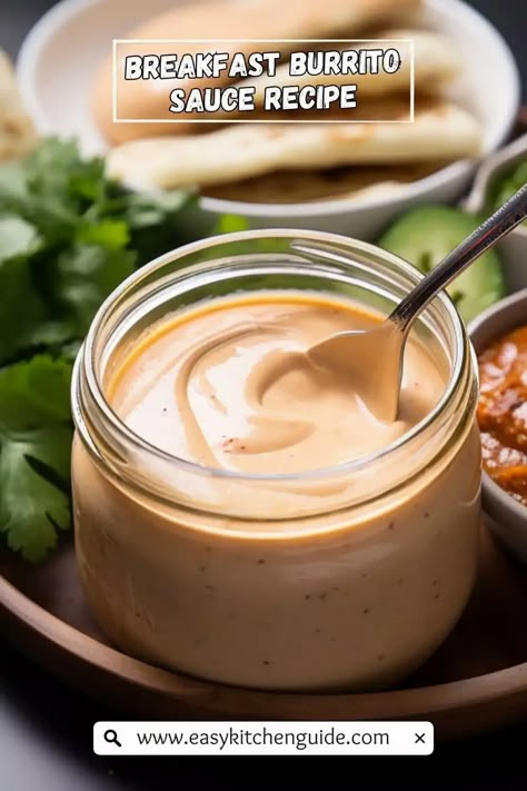 Breakfast Dipping Sauce, Breakfast Burrito Cheese Sauce, Breakfast Taco Sauce, Breakfast Burrito Dipping Sauce, Burger King Breakfast Burrito Sauce, Breakfast Wrap Sauce, Cheese Sauce For Breakfast Burritos, Burrito Sauce Recipe Simple, Sauce For Breakfast Burritos