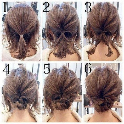 Easy Updos For Medium Hair, Easy Updo, Easy Hair Updos, Up Dos For Medium Hair, Medium Short Hair, Girl Braids, Peinados Fáciles Para Cabello Corto, Summer Hairstyles For Medium Hair, Short Wedding Hair