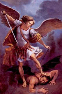 Catholic Prayers: PRAYER AGAINST EVERY EVIL Chaplet Of St Michael, St Michael Prayer, San Michele Arcangelo, Real Angels, St Michael The Archangel, Spiritual Warfare Prayers, Michael The Archangel, Angel Warrior, San Michele