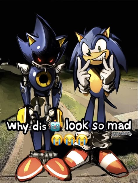 Metal Sonic, Midlife Crisis, Sonic Exe, Sonic Funny, Sonic Fan Characters, Sonic Franchise, Blue Hedgehog, Hedgehog Art, Sonic Boom