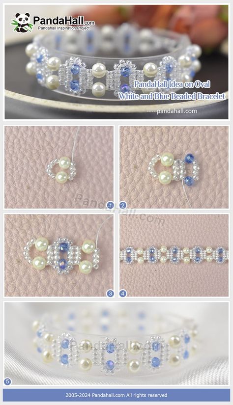 Amazing jewelry，do you like it？All materials can get at PandaHall.>>//EGLA-PH0002-3x2mm-02 X-SEED-G007-RR0160>>//【PandaHall】Register to get $53 coupon in total Exclusive Discount For New Members Order now：http://yly.im/66cc0dbb #pandahall #diy #bracelet #beads #braceletdesign Beads Craft Jewelry, Blue Beaded Bracelets, Diy Jewelry Unique, Diy Bracelet Designs, Diy Bracelets Patterns, Easy Diy Jewelry, Beaded Jewelry Tutorials, Handmade Jewelry Tutorials, Friendship Bracelets Diy