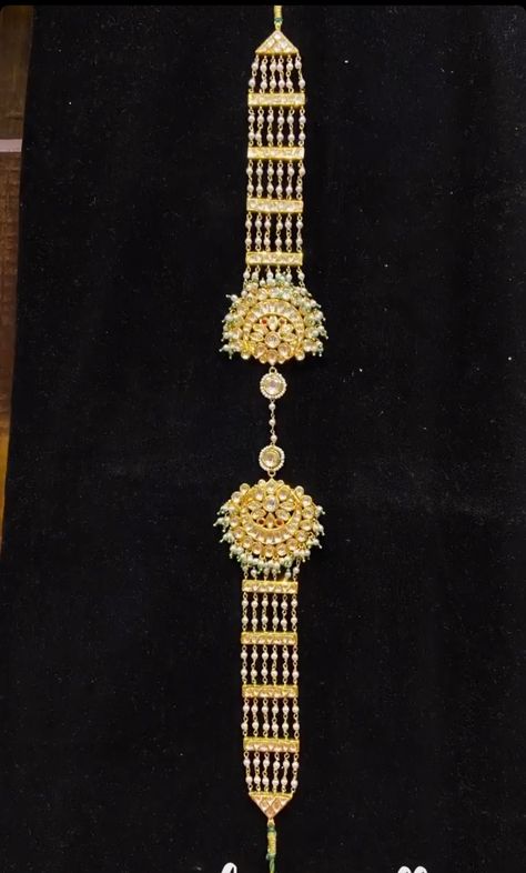 Shishphool Design, Rajputi Jewellery Matha Patti, Shish Patti, Mathapatti Designs, Sheesh Phool, Rajput Jewellery, Beautiful Wedding Jewelry, Trendy Silver Jewelry, Diamond Necklace Simple