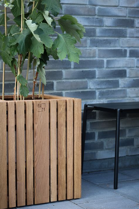 Wood Planters Outdoor, Planter Design Ideas, Wooden Planters Outdoor, Garden Planter, Wooden Planter, Timber Plant Stand, Wood Pots For Plants Outdoor, Wood Planter, Garden Planter Ideas