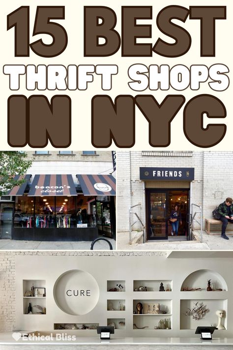 🗽 Looking for a vintage outfit? Check out NYC's best thrift shops! 🌈 Embrace sustainable style, create a retro clothing aesthetic, and dive into the heart of New York Fashion. 💃 Thrifting In New York City, Nyc Thrift Stores, Thrift Shop New York, Eco Fashion Design, New York Trip Planning, Shops In New York, New York Shopping, York Christmas, City Baby