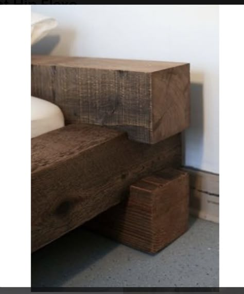 Meja Industrial, Simple Bed Designs, Timber Beds, Bed Design Ideas, Bed Frame Design, Wooden Bed Design, Diy Bed Frame, Log Furniture, Rustic Bedding