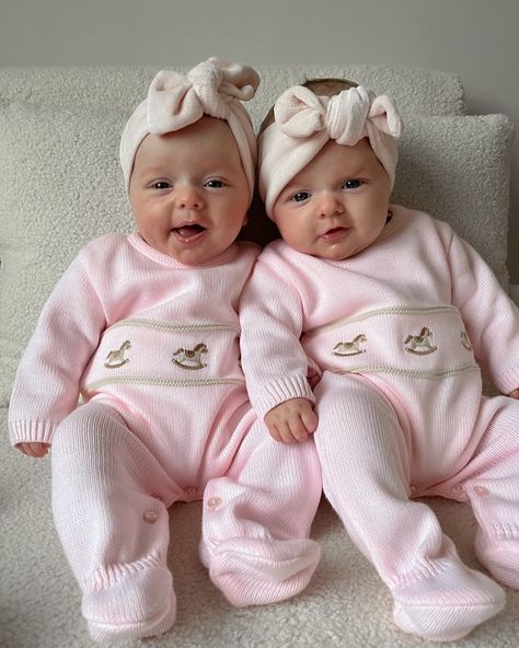 All Posts • Instagram Twin Baby Girls Newborns, Twin Girl Outfits, Twins Baby Girl, Twin Babies Pictures, Two Sets Of Twins, Twins Girl, Blonde Twins, Twin Newborn