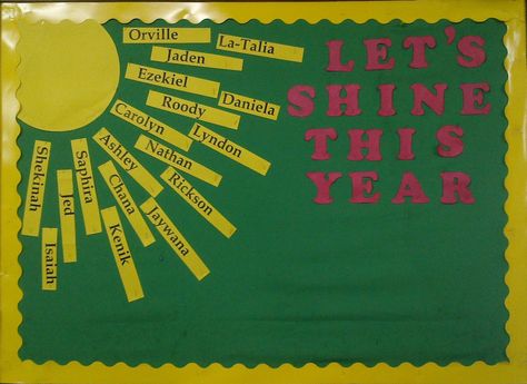 Shine Bright Bulletin Board Ideas, Sunshine Bulletin Board Ideas, Sun Bulletin Boards, Three Year Old Classroom, Sunshine Classroom, Themes For School, 2024 Classroom, Preschool Bulletin Board, Work Bulletin Board