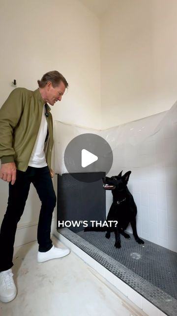 Lorant & Elliott Estate Homes on Instagram: "Take a walk through this custom laundry room that’s attached to a dog bathing room! 🐕

📍Quail Hollow in Westlake, Texas

#fyp #foryou #homebuilder #laundryroom #dog #doglover #dreamhome" Laundry Room With Dog Kennel, Dog Shower In Garage, Dog Shower Utility Room, Shower In Laundry Room, Dog Room In Garage, Dog Bathing, Custom Laundry Room, Dog Rooms, Dog Bath