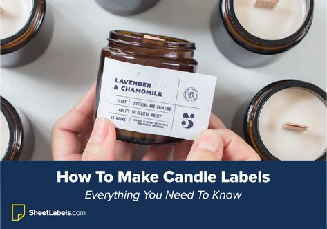 Printable Candle Labels Free, How To Make Labels For Candles, Candle Labels Ideas, Homemade Candle Labels, Labels For Candles, Cricut Candles, How To Make Candle, Candles Labels, Side Business Ideas