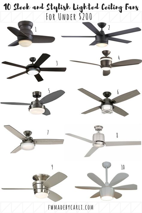 Sleek and stylish ceiling fans Ceiling Fans Living Room, Patio Ceiling Fan, Farmhouse Style Ceiling Fan, Living Room Ceiling Fans, Living Room Fan, Fan Makeover, Ceiling Fan Ideas, Living Room Fans, Patio Ceiling