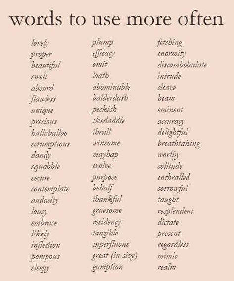 The Writer's Handbook (Posts tagged Words) Words To Use More Often, Words To Use More, Studera Motivation, Comic Tutorial, Writing Dialogue Prompts, Creative Writing Tips, Essay Writing Skills, Writing Motivation, Good Vocabulary Words