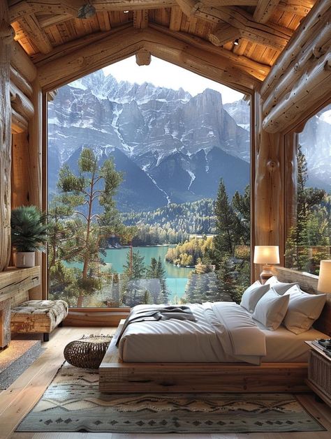 Dream Life House, Dream House Interior, Mountain Home, Mountain House, House Goals, Cabin Homes, Cabins In The Woods, Dream Rooms, Pretty House