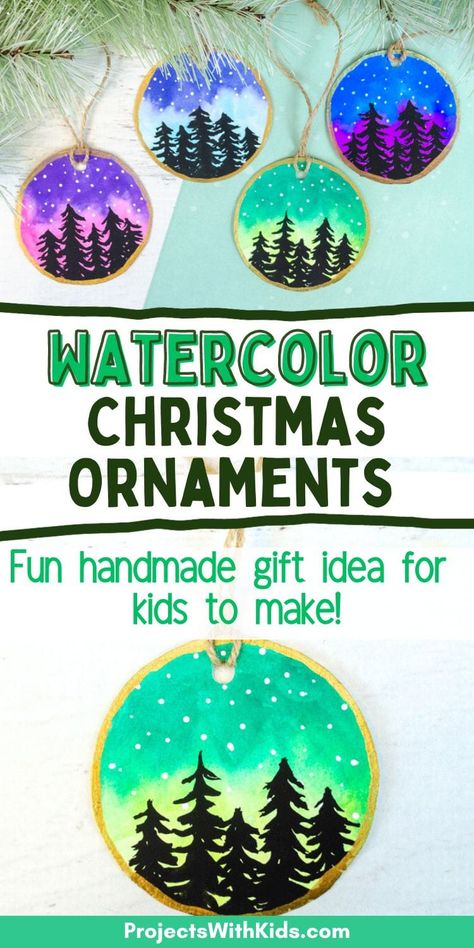 Kids Tree Ornament Craft, Christmas Craft Ideas For Classroom, Winter Art Crafts For Kids Elementary, Art Class Ornaments, Christmas Bauble Craft For Kids, Christmas Crafts For Classroom For Kids, December Art Projects For Elementary, Cute Diy Ornaments For Kids, Jr High Christmas Art Projects