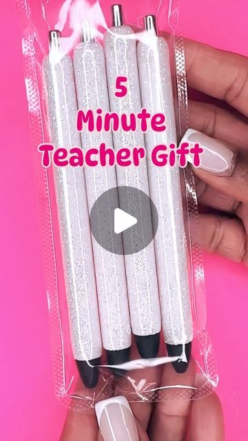 Myra Smith | Nurse | UVDTF Supplier | Educator on Instagram: "Here’s one way to create a small gift on a budget. The best pens for using our pen wraps are the custom ink joy pens. I get my pens from @benitascreations   We also have pen wraps that match our full wrap designs. They’re also perfect for creating a custom lid for your glass can design😊  Visit our website today! Remember.. but 50+ prints get 30% off instantly! www.silver-glitzz.com  #uvdtfpenwraps  #uvdtftransfer  #uvdtfsticker  #teachergiftideas  #teacherfuel  #teachertribe  #uvdtfsupplier" Ink Joy Pens, Decorative Pens Diy Craft Ideas, Custom Gift Ideas Business, How To Wrap A Pen As A Gift, Pen Gift Wrapping Ideas, Pen Decorating Ideas, Pen Design Ideas, Small Gifts For Teachers, Custom Ink Pens