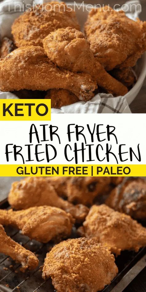 Air Fryer Recipes Potatoes, Keto Cornbread, Air Fryer Recipes Healthy Low Carb, Chicken Gluten Free, Air Fryer Recipes Low Carb, Air Fryer Recipes Keto, Keto Air Fryer Recipes, Air Fryer Keto, Air Fryer Fried Chicken