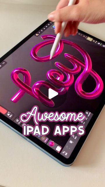 The Creative Bix on Instagram: "My favorite iPad Apps 🤗

Save this video for a rainy day when you want to try a new app out! ✅

Comment your current favorite or most used app on the iPad👇

🖌️ 3D Procreate Brushes 
🖌️ Little Bird Font
**shop thecreativebix.com or through link in bio**

Software used:
📱iPad Air 13” (M2)
✏️ Apple Pencil Pro
.
.
.
.
.
#ipad #ipadpro #procreate #affinitydesigner #adobefresco #digitalplanner #nomadsculpt #digitalplanning #ipadplanner #ipadplanning #thatgirlaesthetic #readingjournal #ipadnotetaking #aestheticnote #ipadnotes #applepencil #applepen #goodnotes #ipadapp #ipadair #appleipad #digitalarttips #apps #art #drawing #digitalart #digitalpainting #vectorart #creativewomen" Drawing App For Ipad, Illustration App Design, Best Apps For Graphic Design, Free Art Apps For Ipad, Apple Pencil Apps Ipad, Apple Pencil Pro, Apple Pencil Drawing Ipad, Apps To Download On Ipad, Drawing Apps Ipad