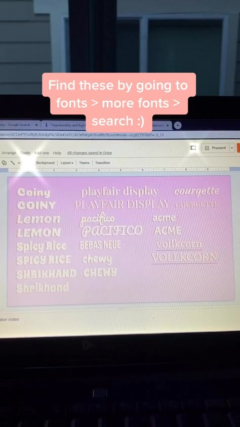 Cute Google Slides (@googleslideideas) has created a short video on TikTok with music Roses - Imanbek Remix. | My favorite fonts! Highly requested 🥰 thank you for 11k 😭💕 #foryou #googleslides Ideas For Slideshows, How To Make Your Slides Aesthetic, Cute Google Slides Fonts, Best Fonts On Google Slides, Google Slide Title Page Ideas, How To Make Slides Aesthetic, Google Slide Layout Ideas, Fun Google Slide Ideas, Things To Do On Google Docs