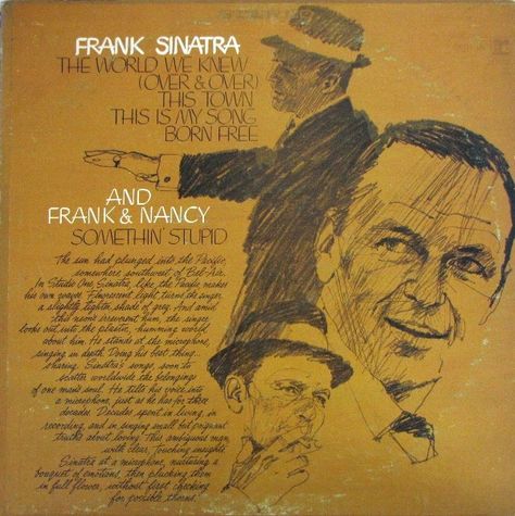 Frank Sinatra Poster, Frank Sinatra Vinyl, The World We Knew, Bernie Fuchs, Posters For My Room, The Rat Pack, Nancy Sinatra, Family Wishes, Dorm Posters