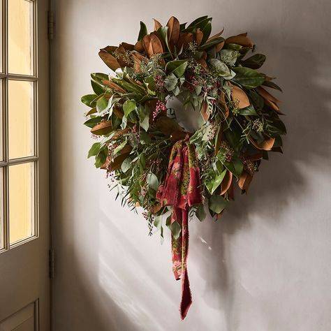 31434962_000_f 1,223×1,223 pixels Faux Magnolia Wreath, Woodland Christmas Tree, Magnolia Branch, Mushroom Lights, Magnolia Wreath, Greenery Garland, Magnolia Leaves, Berry Wreath, Holiday Table Decorations