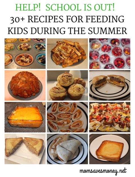 Lunch Ideas Kids At Home, Summer Lunch Ideas, Easy Lunches For Kids, Summer Lunches, Lunches For Kids, Kids Lunch Ideas, Summer Breakfast, Lunch And Dinner Recipes, Summer Meal Planning