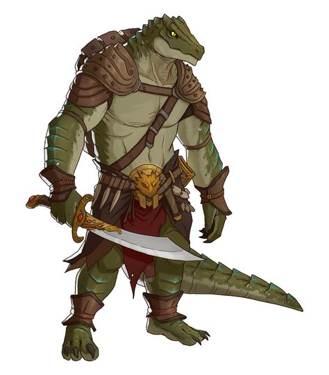 Lizardfolk Wild Magic Sorcerer ... Lizardfolk Art, Lizard Folk, Lizard Men, Dnd Dragonborn, Star Wars Species, Pathfinder Character, Fantasy Races, Dungeons And Dragons Characters, D&d Dungeons And Dragons