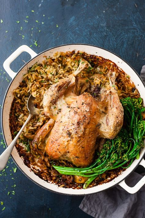 One Pot Roast, Dinner Weight Watchers, Roast Chicken And Rice, Whole Roast Chicken, Pot Roast Chicken, Roast Chicken Dinner, Dinner Fish, Weight Watchers Dinner, Dinner Steak