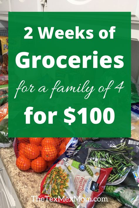 Two Weeks of Groceries for $100 | Simple Menu and Grocery List! Two Week Meal Plan, Meal Plan For Two, Basic Grocery List, Budget Grocery List, Cheap Grocery List, Free Grocery List, Frugal Meal Planning, Cheap Groceries, Meal Plan Grocery List