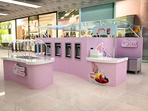 Minimalist Cafe, Froyo Shop, Ice Cream Menu, Frozen Yogurt Shop, Yogurt Bar, Business Ebook, Yogurt Shop, Yogurt Ice Cream, Crazy House