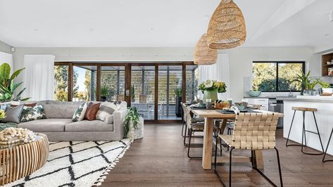 How to Style & Layout an Open Plan Living Dining Room Living Room With Dining Table Layout, Living Room With Dining Table, French Townhouse, Living Dining Room Combo, Dining Room Layout, Living Room Floor Plans, Open Plan Living And Dining, Open Plan Kitchen Dining Living, Room Revamp