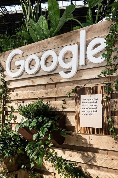 Google Event Corporative Events, Sustainable Event, Google Event, Event Booth Design, Stand Feria, Corporate Events Decoration, Trade Show Design, Green Event, Corporate Event Design