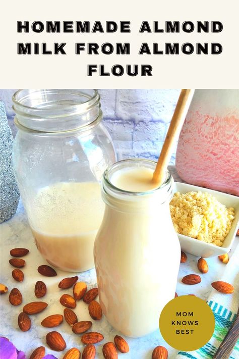 Diy Almond Milk, Soaked Almonds, Make Almond Milk, Almond Milk Recipes, Homemade Almond Milk, Nut Milk Bag, Food Stamps, Flavored Milk, Milk Recipes