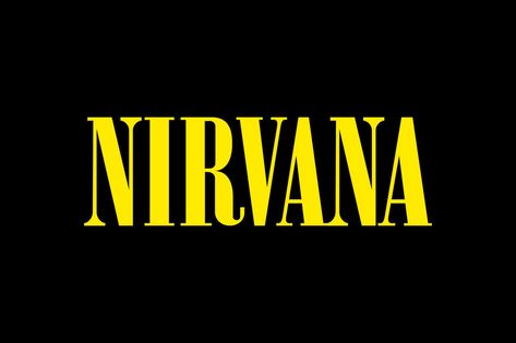 Nirvana Font - Dafont Free Nirvana Font, Foo Fighters Logo, Misfits Logo, Music Band Logo, Oasis Logo, Nirvana Logo, Metallica Logo, Stencil Font, Commercial Fonts