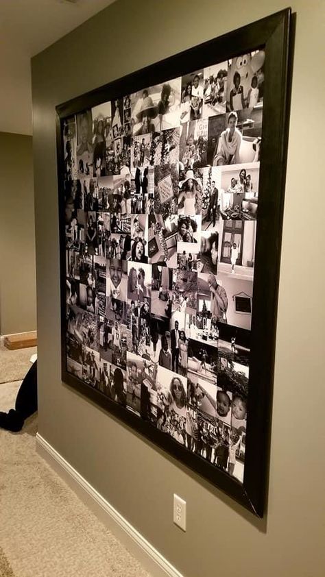 Picture Frame Wall Design, Classic Wall Art Decor, Picture Wall Living Room Modern, Photos On A Wall Ideas, Picture Wall Of Friends, Ideas For Family Pictures On Wall, Picture Mural Photo Walls, Picture Frame On The Wall Ideas, Memorial Picture Wall Ideas