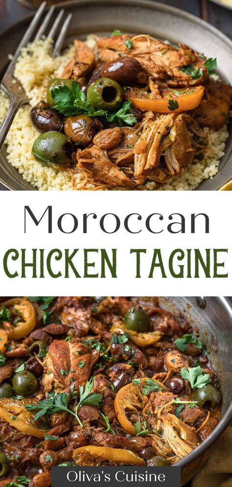 Moroccan Tajine Chicken, Chicken Tagine Recipes Morocco, Moroccan Chicken Tagine, Moroccan Tagine Recipes, Moroccan Chicken Recipe, Tajin Recipes, Moroccan Recipe, Chicken Peas, Tagine Cooking