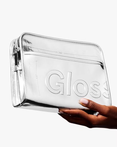 Glossier Chrome Bag, Glossier Makeup Bag, Glossier Sweatshirt, Glossier Candle, Good Routines, Glossier Beauty, Glossier Bag, Glossier Makeup, Milky Jelly Cleanser