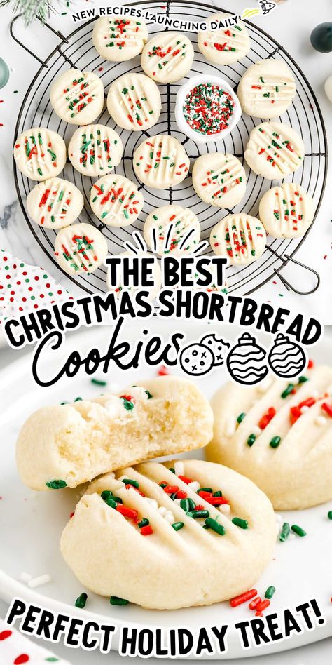 Christmas Shortbread Cookies Decorating Shortbread Cookies, Moist Shortbread Cookies, Shortbread Spritz Cookies, Christmas Short Bread Cookies, Easy Christmas Shortbread Cookies, Short Bread Christmas Cookie, Cream Cheese Shortbread Cookies, Holiday Shortbread Cookies, Melt In Your Mouth Shortbread Cookies