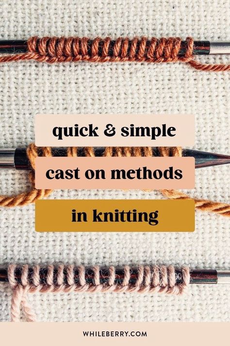 Knitting Step By Step, Learn Knitting, Intermediate Knitting Patterns, Cast On Knitting, Modern Knitting Patterns, Advanced Knitting, Casting On Stitches, Knitting Hacks, Cable Knitting Patterns