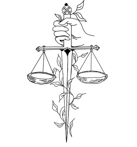 Anubis Scales Of Justice Tattoo, Law Related Tattoos, Law Painting Ideas, Tattoo Scales Of Justice, Scale Of Justice Drawing, Law Drawing Art, Scales Of Justice Drawing, Libra Scales Drawing, Law Tattoo Ideas